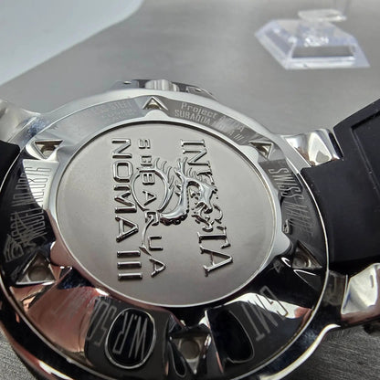 Invicta Subaqua Noma III GMT Watch Men 50mm MOP Dial Steel Date 0876 New Battery9