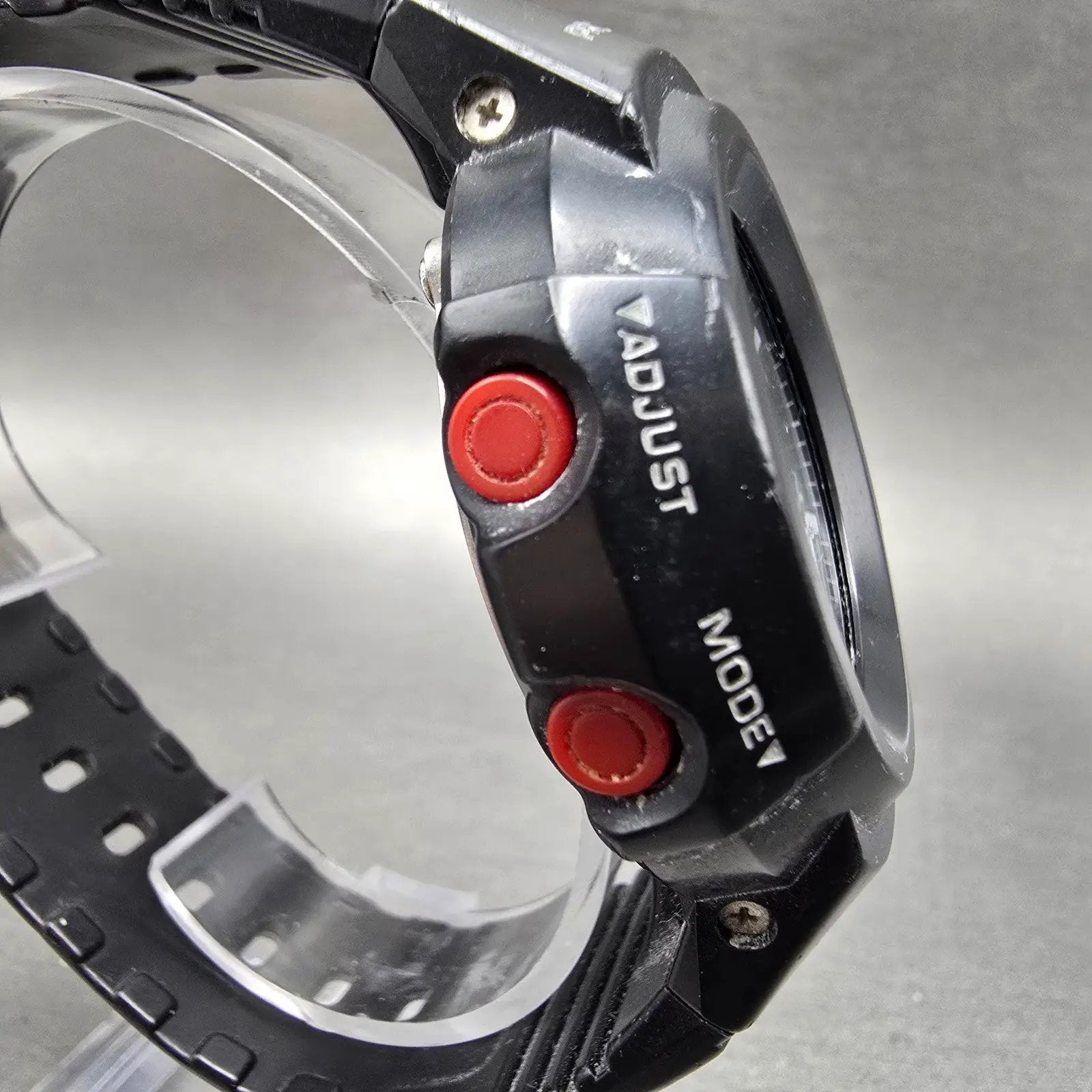 Casio G-Shock AWG-500J Watch Men 48mm Black Dial Black Alarm Chronograph Solar3