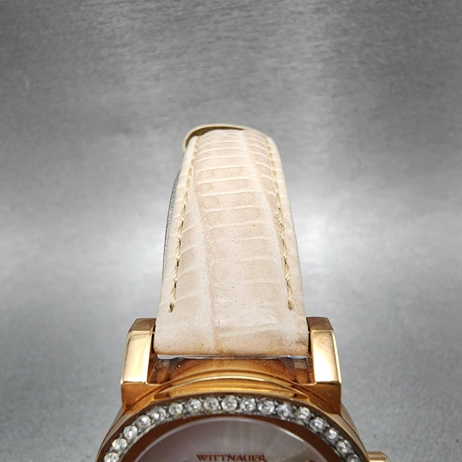 Wittnauer Watch Women 29mm MOP Dial Rose Gold Tone Date WN2003 New Battery4