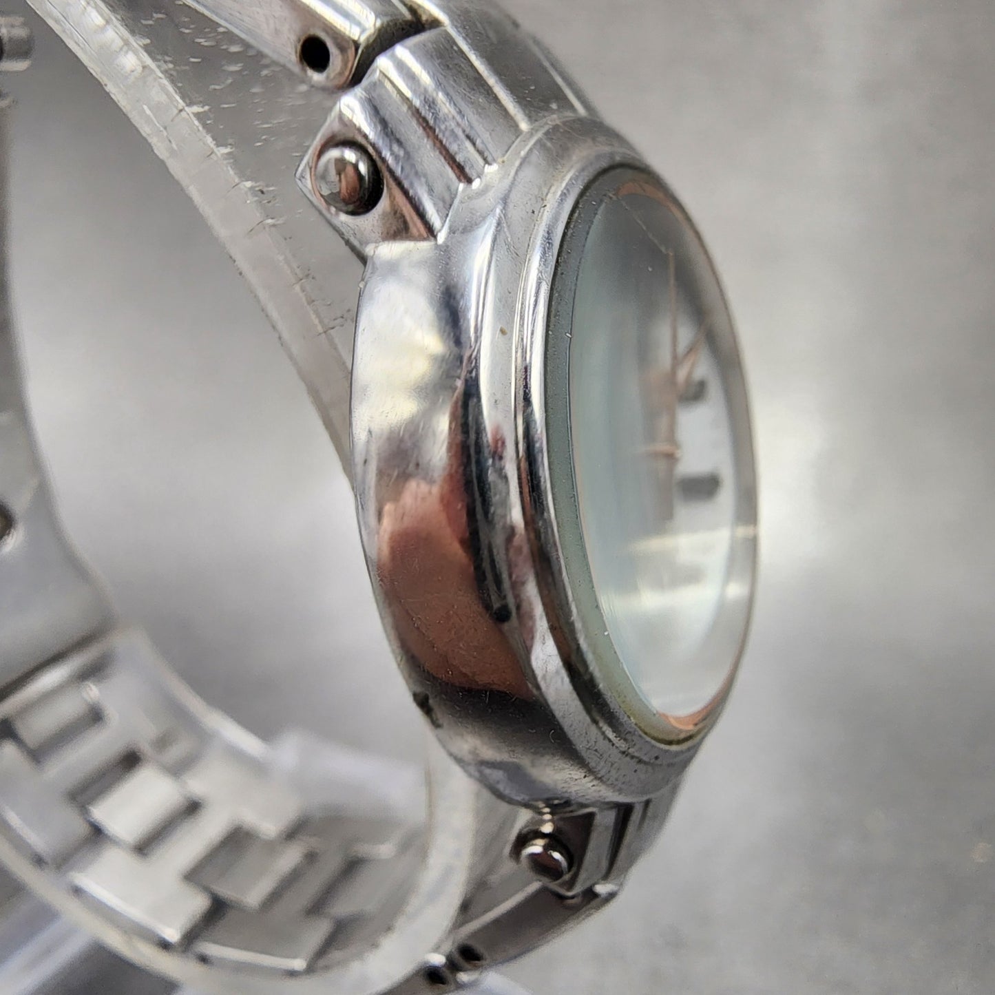 Seiko Wired Watch Women 26mm White Dial Silver Tone 7n010cn0 New Battery3
