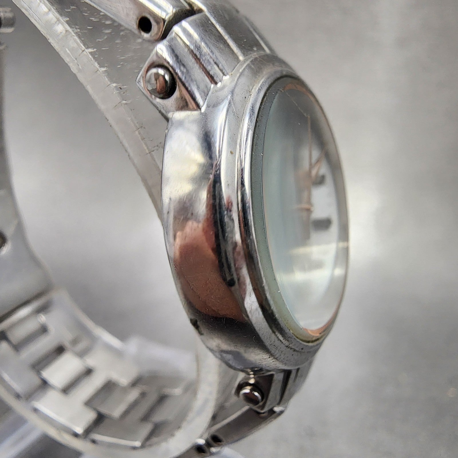 Seiko Wired Watch Women 26mm White Dial Silver Tone 7n010cn0 New Battery3