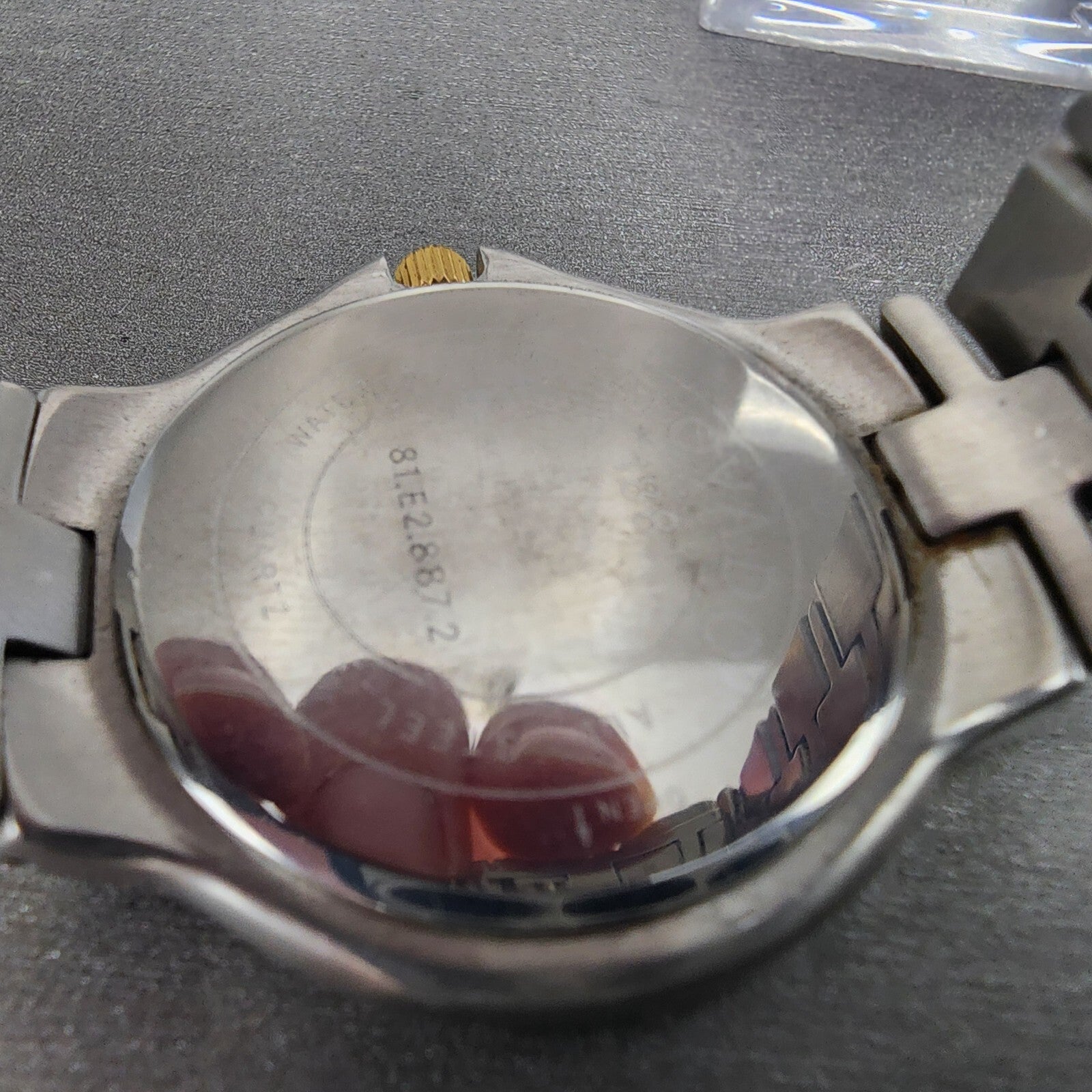 Movado Olympian Watch Men 35mm White Dial Two Tone Date Round New Battery9