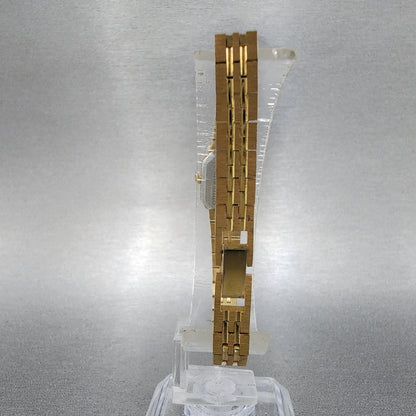 Citizen CQ Tank Watch Women 13mm Champagne Dial Gold Tone 5421S18531 New Batt7