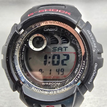 Casio G-Shock G-2900 Watch Men 46mm Black Dial Black Chrono Alarm New Battery1