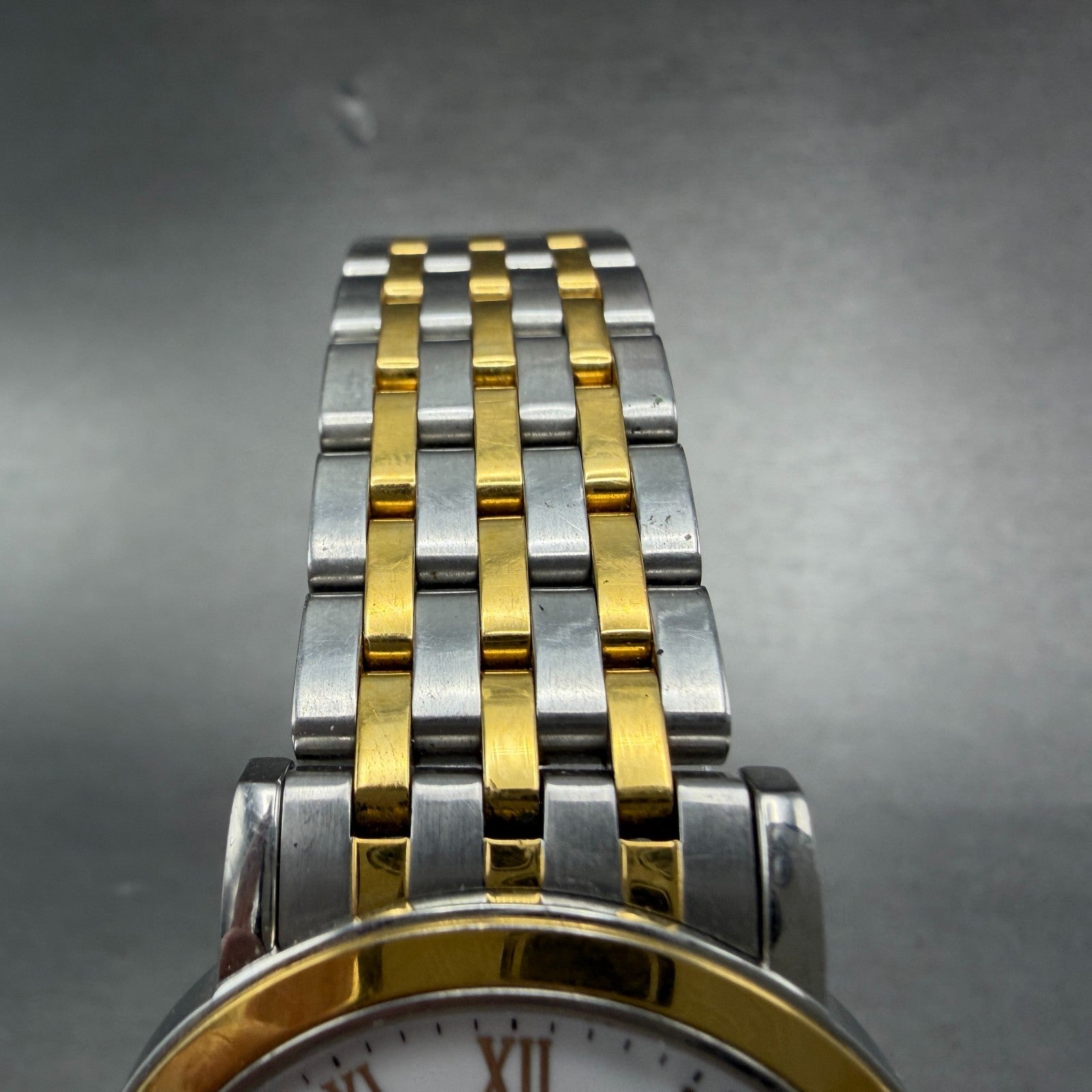 Raymond Weil Toccata Watch Men 35mm White Dial Two Tone Date Round New Battery4