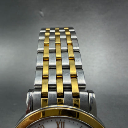 Raymond Weil Toccata Watch Men 35mm White Dial Two Tone Date Round New Battery4