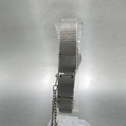 Seiko Watch Women 18mm Silver Dial Silver Tone Round 2y000019 New Battery7