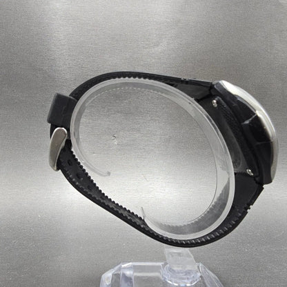 Casio Waveceptor WVQ-201HA Watch Men 41mm Black Dial Silver Tone Date Solar Runs9