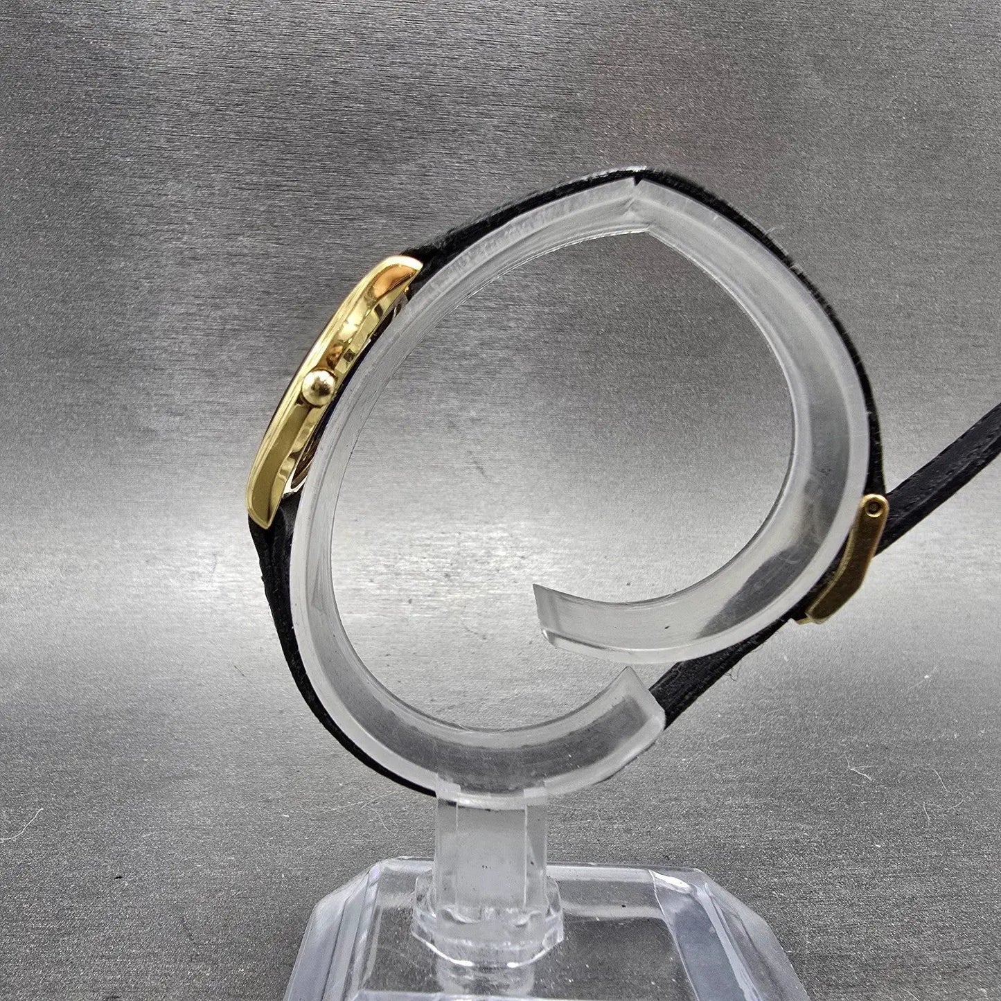 Movado Museum Watch Women 24mm Black Dial Gold Tone Round 88.66.820 PARTS7