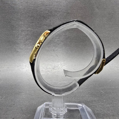 Movado Museum Watch Women 24mm Black Dial Gold Tone Round 88.66.820 PARTS7