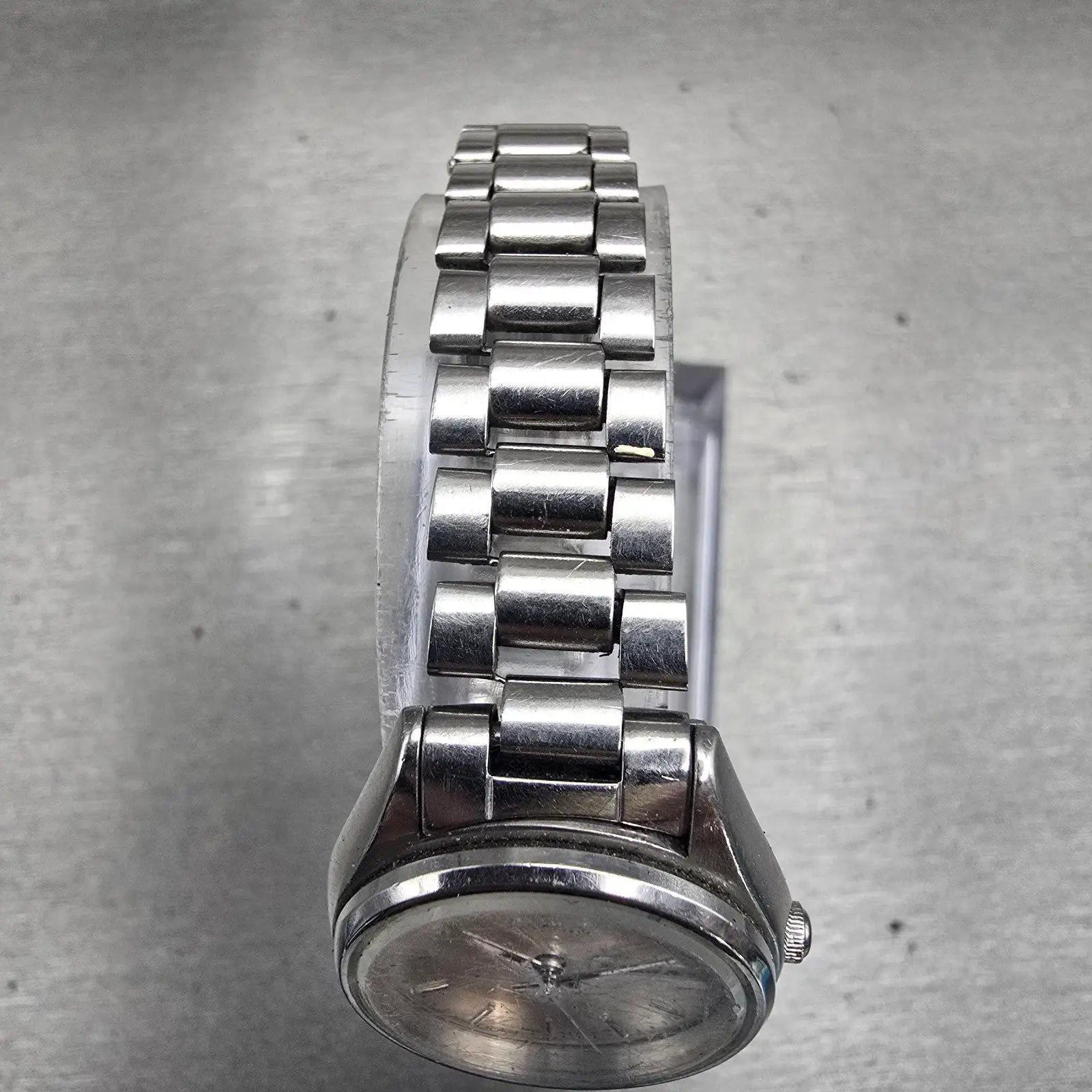 Seiko SQ Watch Women 24mm Bronze Dial Silver Tone Daydate 3423-0099 New Battery4