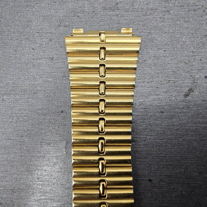 Seiko Bracelet 18mm Stainless Steel Gold Tone Vintage Japan Z1332L Broken Clasp7