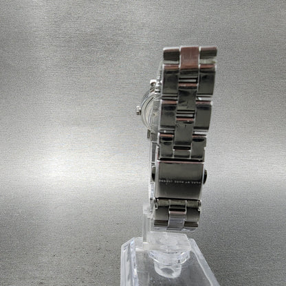 Marc Jacobs Watch Women 25mm White Dial Silver Tone Round MBM3055 New Battery7