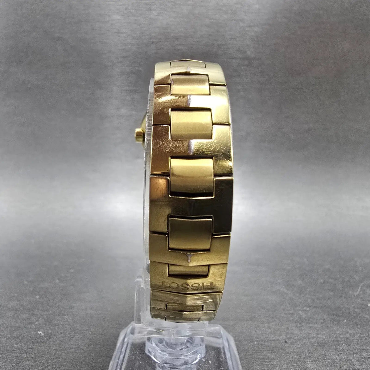 Tissot Watch Women 23mm White Dial Gold Tone Round New Battery L520 Vintage7