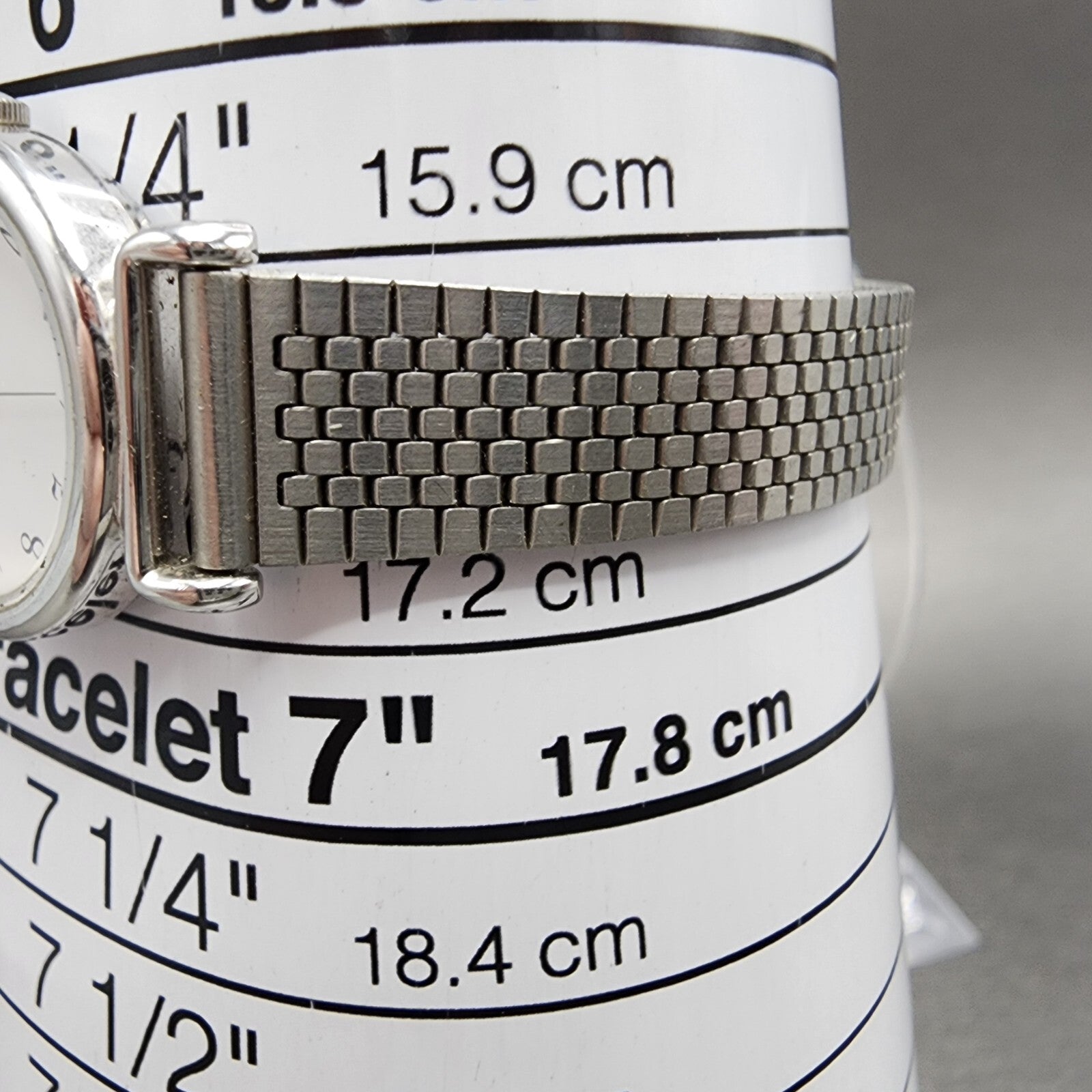 Seiko Watch Women 22mm White Dial Silver Tone Round 4N210052 New Battery10
