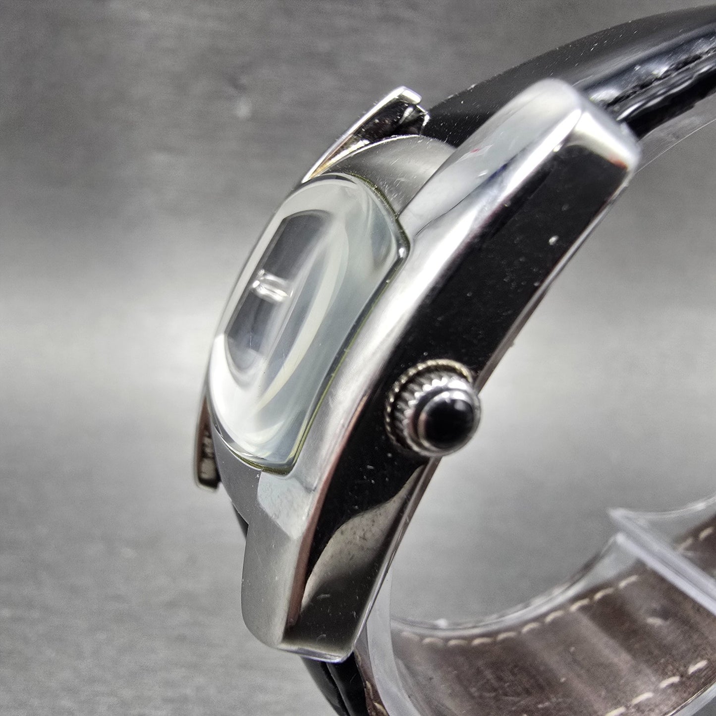 Invicta Tank Watch Women 24mm Black Dial Silver Tone Rectangle 2189 New Battery2