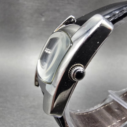 Invicta Tank Watch Women 24mm Black Dial Silver Tone Rectangle 2189 New Battery2