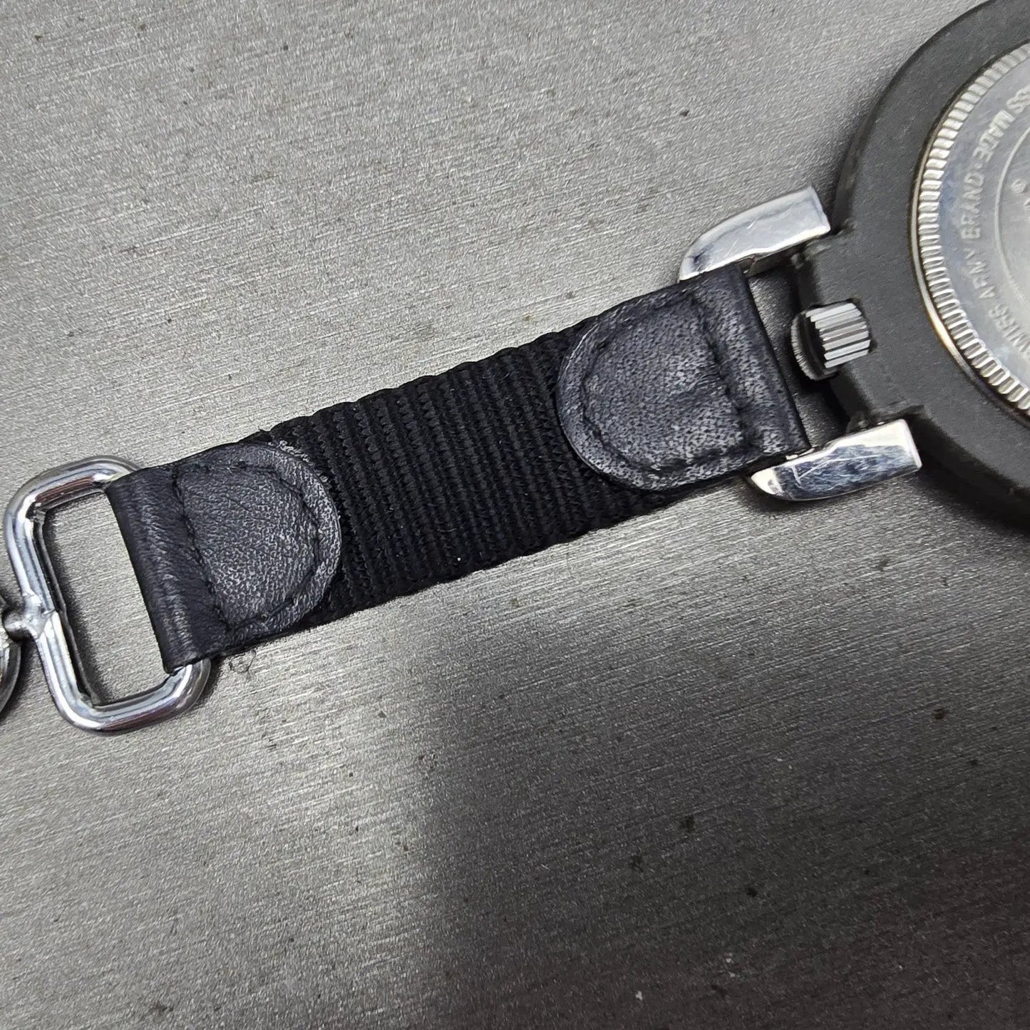 Victorinox Swiss Army Pocket Watch Men 48mm White Dial Black Tone 24723 New BatK15