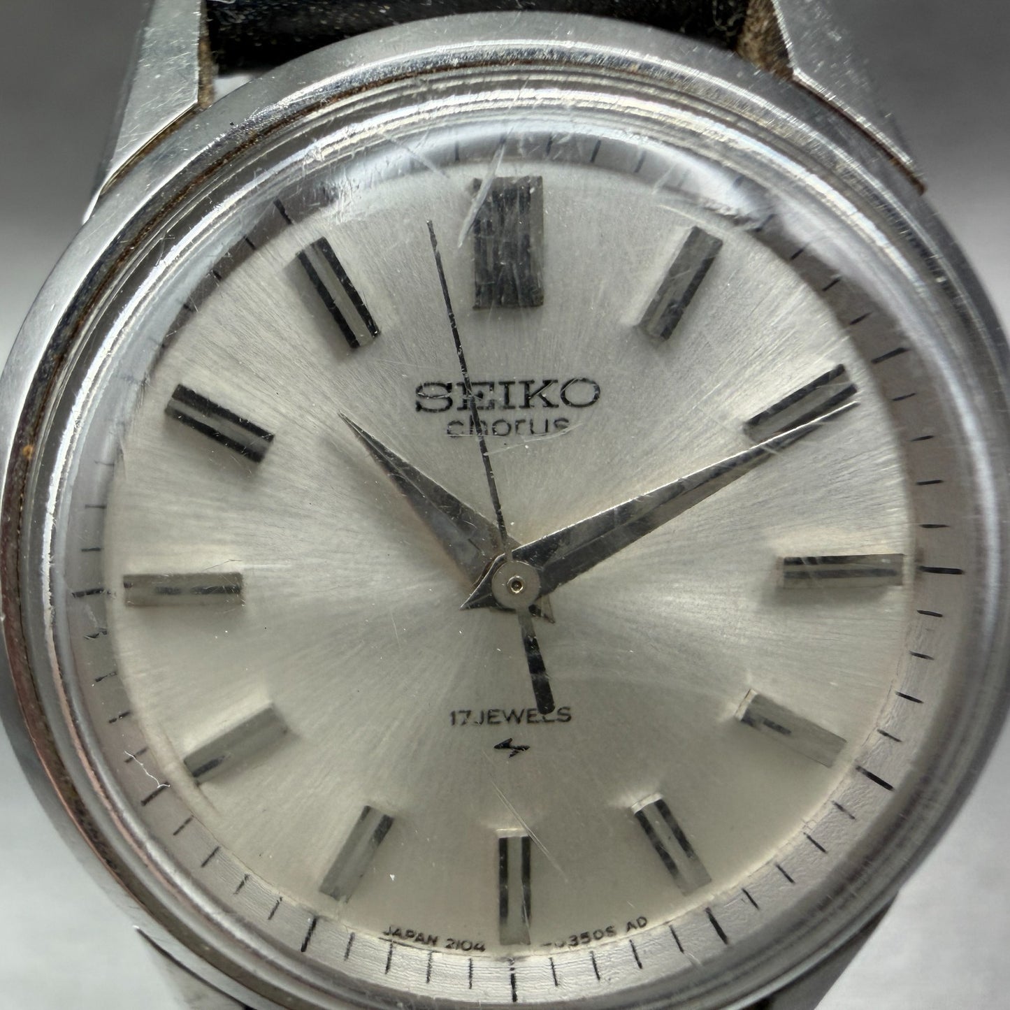 Seiko Chorus Watch Women 27mm Silver Dial Silver Tone Manual 21040051 Runs1