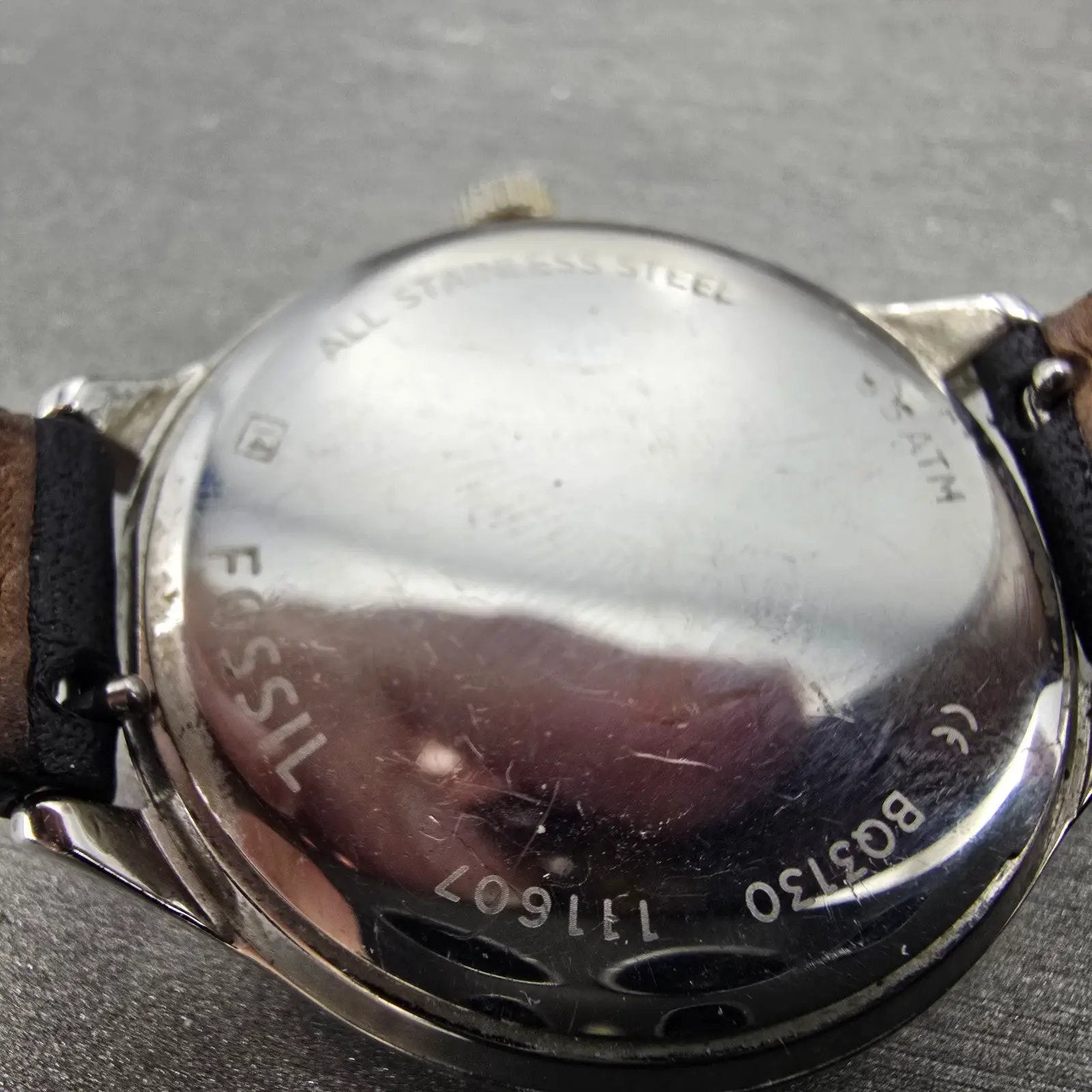 Fossil Watch Women 36mm White Dial Silver Tone Round BQ3130 New Battery9