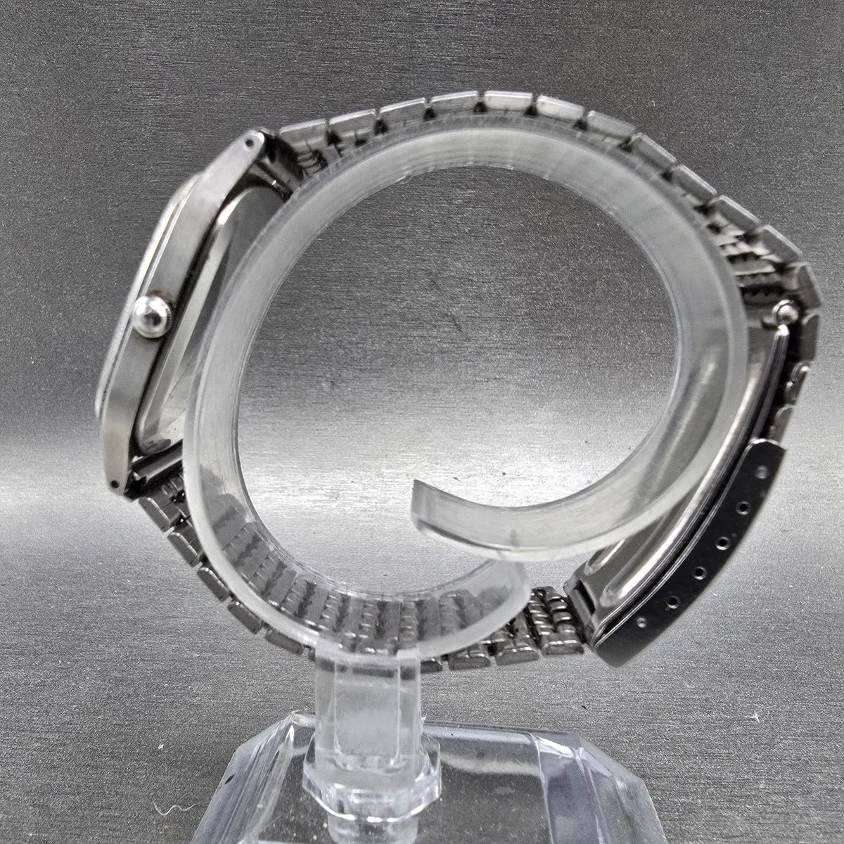 Seiko Watch Men 30mm White Dial Silver Tone Oval 7830-5210 JDM PARTS7