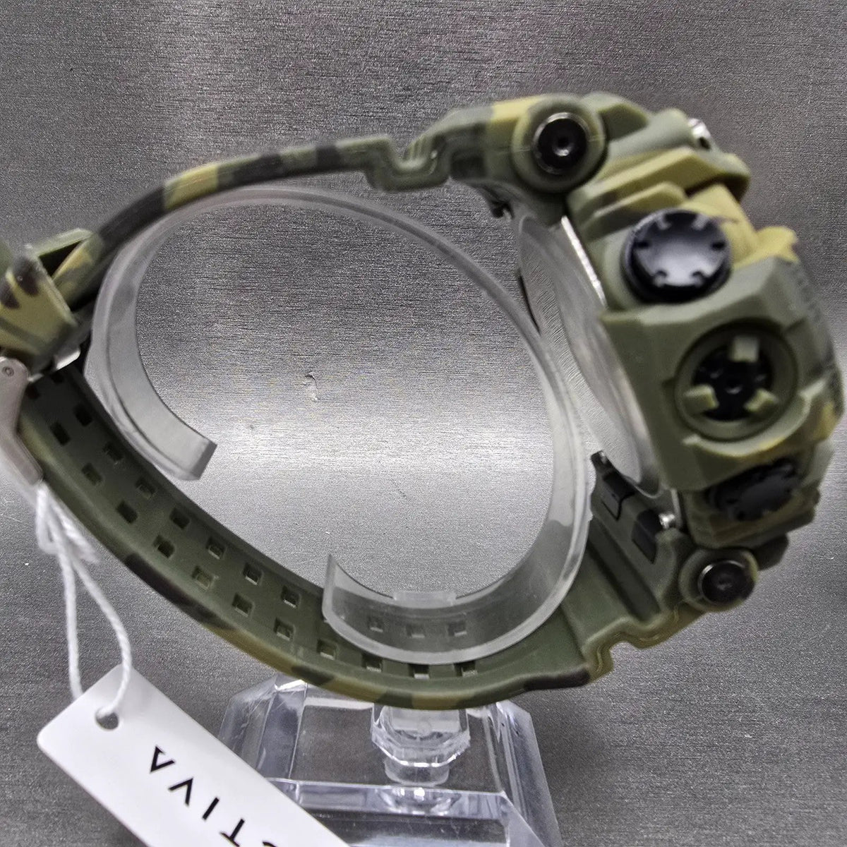 Activa x Invicta BlackOps Watch Men 56mm Camouflage Alarm Chronograph Ana Digi7