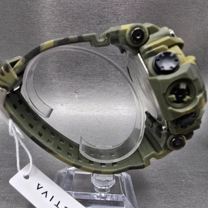 Activa x Invicta BlackOps Watch Men 56mm Camouflage Alarm Chronograph Ana Digi7