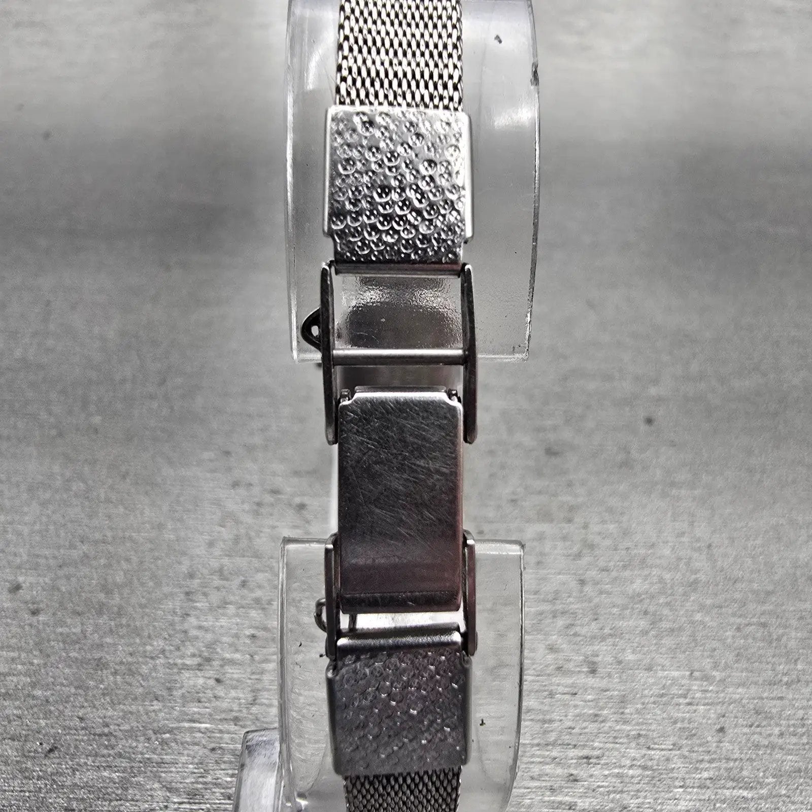 Seiko Watch Women 16mm Silver Dial Silver Tone Rectangle 11-5189 Works Vintage7