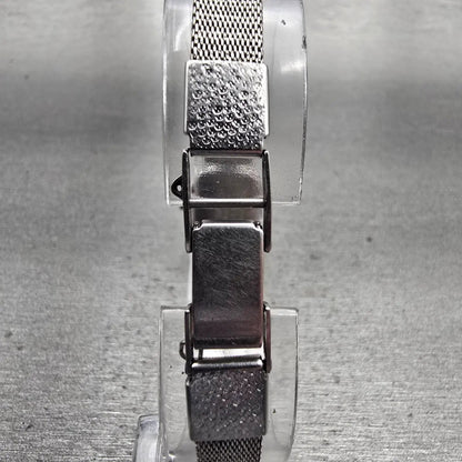 Seiko Watch Women 16mm Silver Dial Silver Tone Rectangle 11-5189 Works Vintage7
