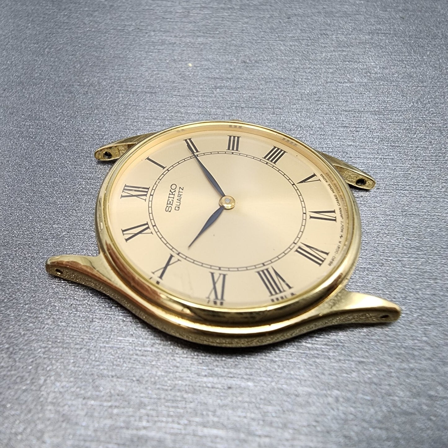 Seiko Watch Men 32mm Gold Dial Gold Tone Round 86200010 PARTS4