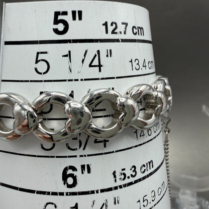 Seiko Tisse Watch Women 18mm White Dial Silver Tone Hearts 1F20-1B20 New Battery10