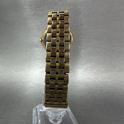 Seiko Watch Women 28mm White Dial Gold Tone Date Round 7N89-6A20 New Battery7