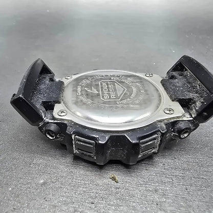 Casio G-Shock G-2300B Watch Men 47mm Black Red Alarm Chrono Solar PARTS11