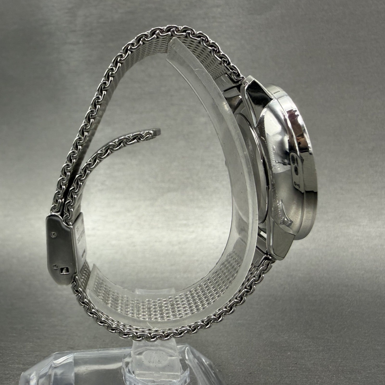 Movado Bold Shimmer Watch Women 34mm Silver Dial Steel Crystal Bezel New Batt8