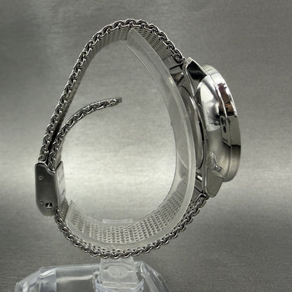 Movado Bold Shimmer Watch Women 34mm Silver Dial Steel Crystal Bezel New Batt8