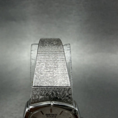 Seiko Watch Women 19mm Silver Dial Silver Tone Octagon 7321-5170 New Battery4