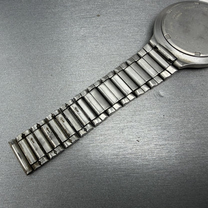Seiko Watch Men 37mm Blue Dial Titanium Date Round Bracelet 7N428109 PARTS11