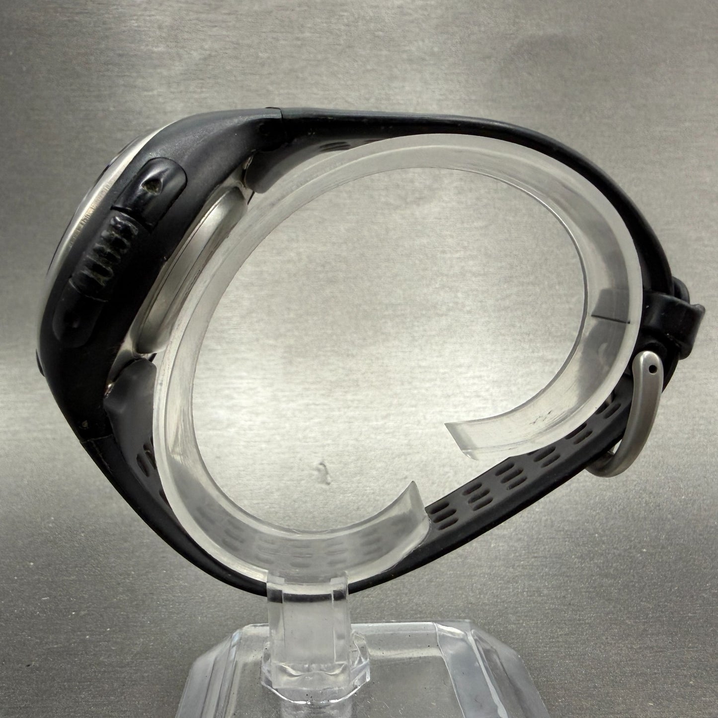 Nike Triax Bowerman Watch Women 42mm Black Silver Chronograph New Battery6