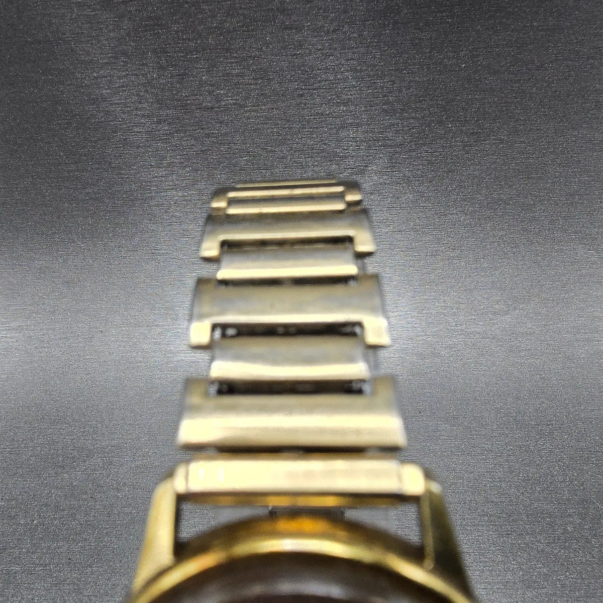 Bulova Accutron Watch Men 33mm Gold Dial Gold Plated Round N9 VTG  PARTS5