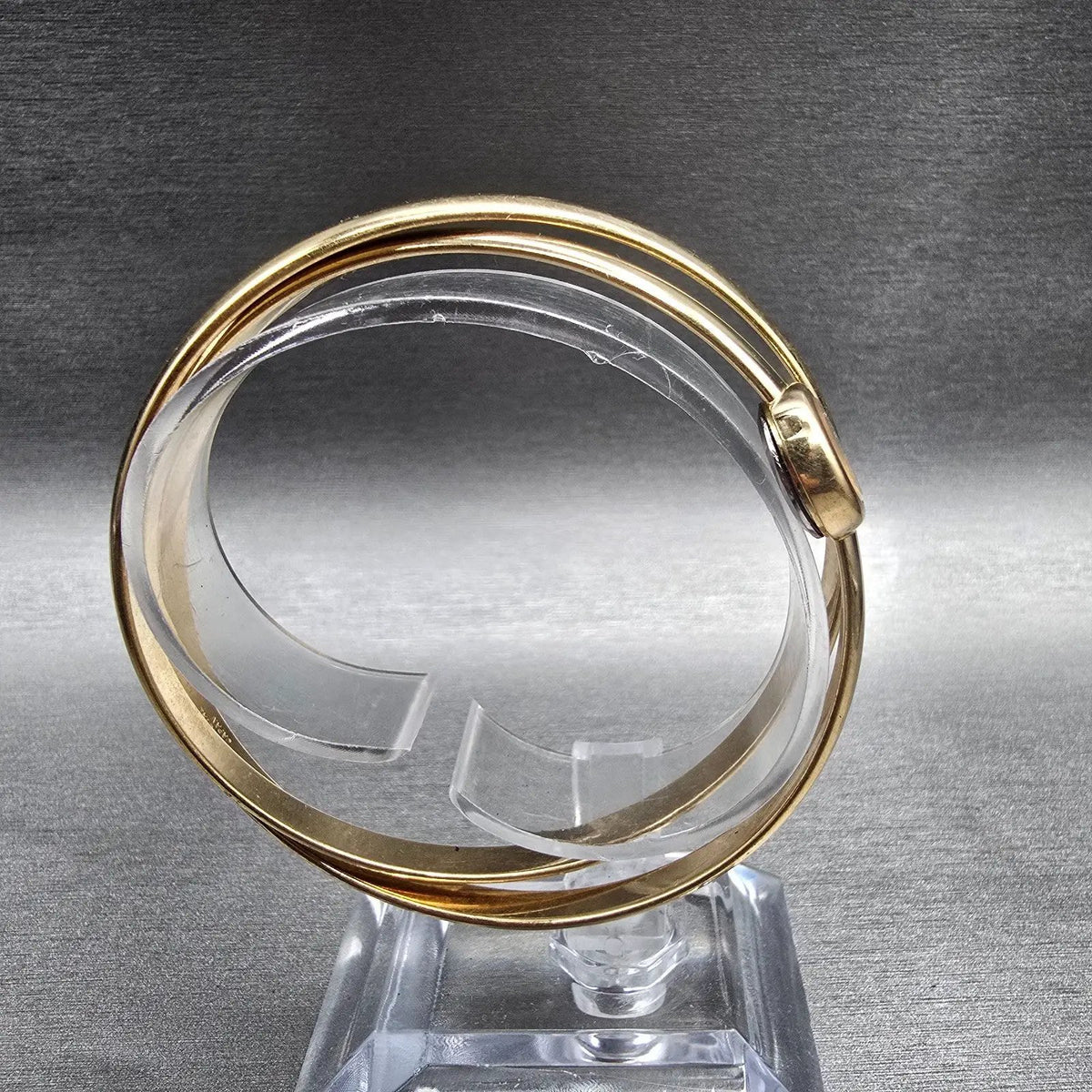 Seiko Watch Women 13mm Gold Dial Gold Tone Bangle 1E20-0660 New Battery8