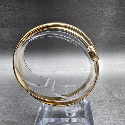 Seiko Watch Women 13mm Gold Dial Gold Tone Bangle 1E20-0660 New Battery8