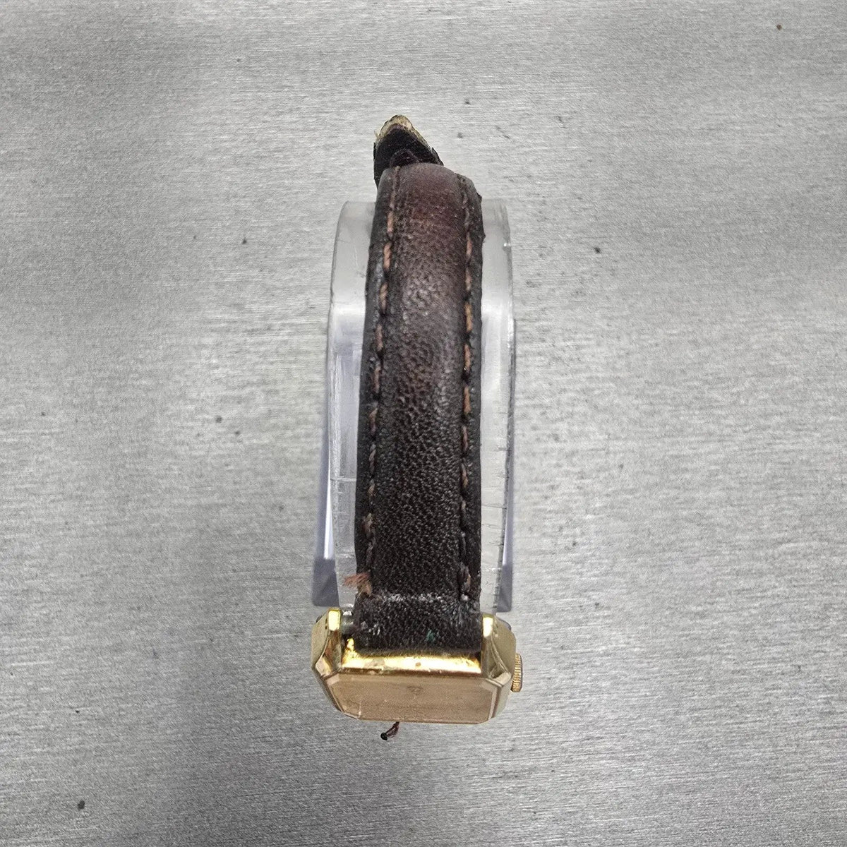 Seiko Watch Women 19mm Champagne Dial Gold Tone Rectangle 5421-5110 New Battery4