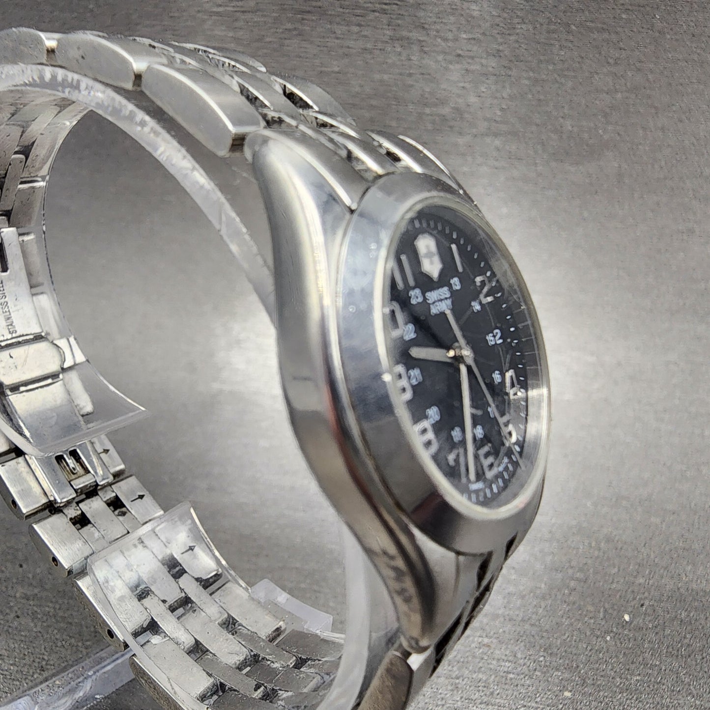 Victorinox Swiss Army Alliance Watch Women 28mm Black Dial Steel 24657 PARTS4