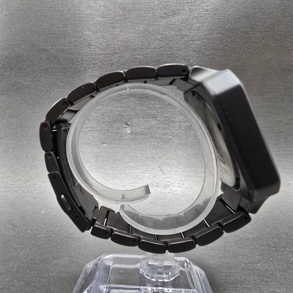 Nixon The Platform Watch Men 41mm Black Dial Black Tone Octagon New Battery8