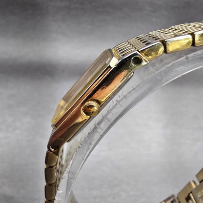 Citizen Elegance Tank Watch Women 14mm Champagne Dial Gold 5421-S26232 New Batt2