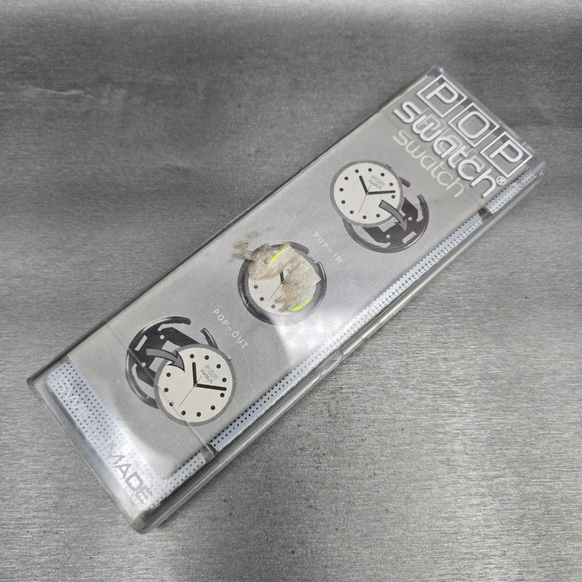 Swatch Pocket Watch Mix Watch Men 47mm White Dial Brown Tone PPK101 New Battery11