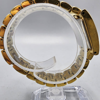 Citizen Tank Watch Women 20mm MOP Dial Gold Tone Rectangle 5930-S072051 New Batt