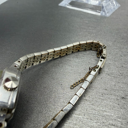 Seiko Special Watch Women 19mm Silver Dial Silver Tone Manual 1140-3160 Runs10