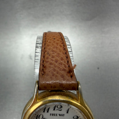Citizen Freeway Watch Women 24mm White Dial Gold Tone Round 1032-A44601 New Batt5