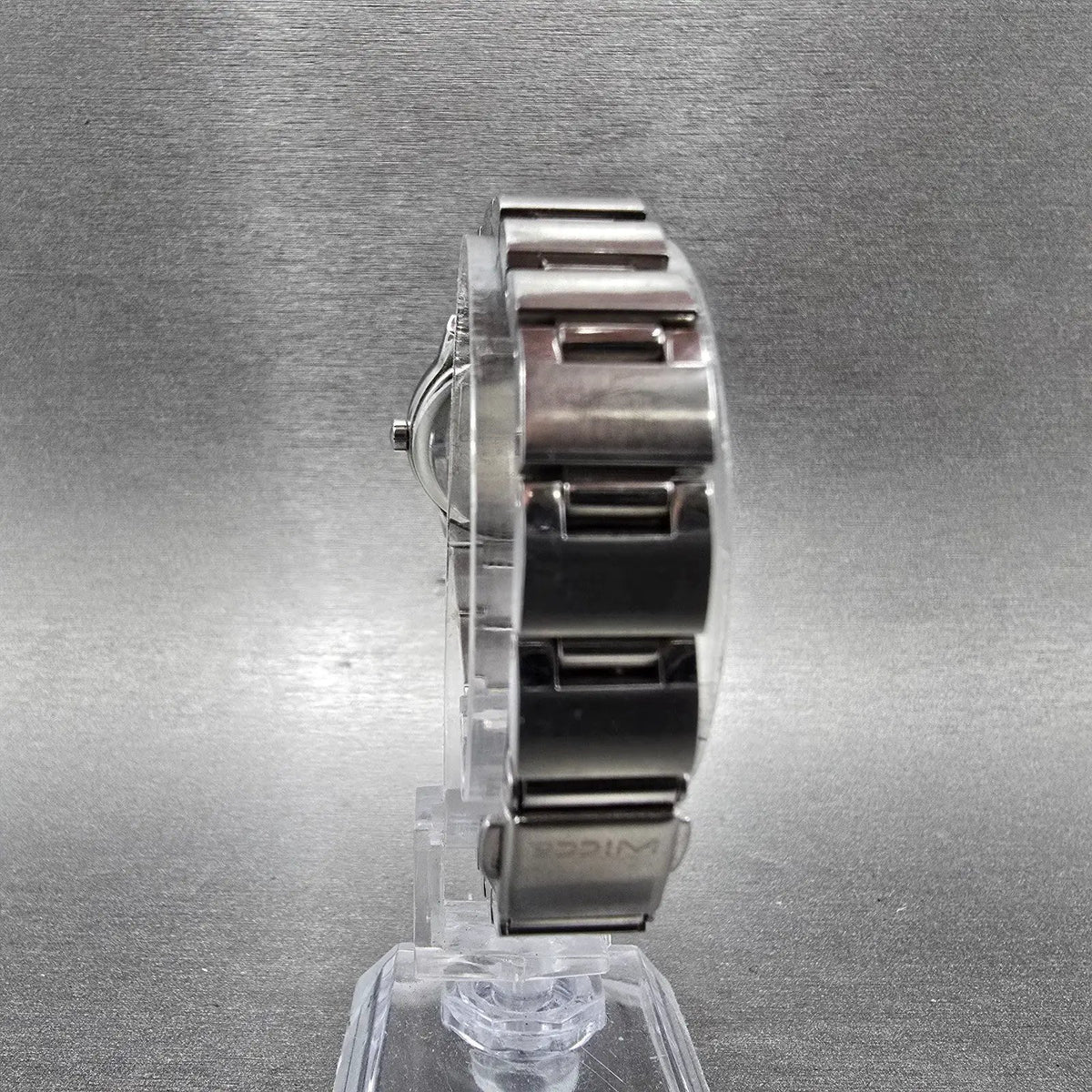 Citizen Eco-Drive Wicca Watch Women 24mm Purple Dial Silver Round Works JDM7